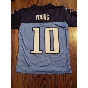 Reebok Vince Young Tennessee Titans NFL Football Jersey Youth Small 8 Boys